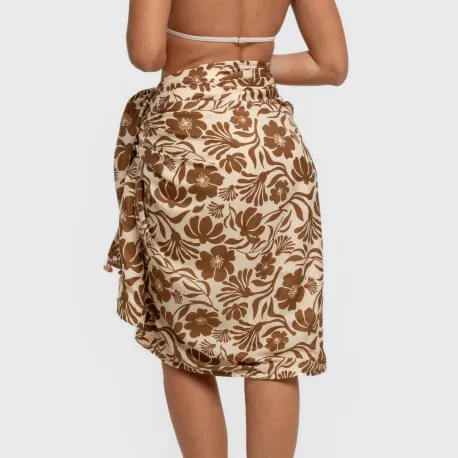 Pack Toalha Pareo + Bolsa Alexis castanho