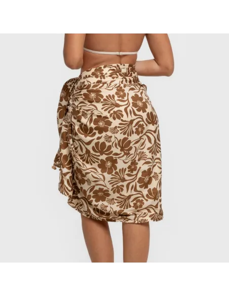 Pack Toalha Pareo + Bolsa Alexis castanho