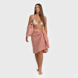 Pack Toalha Pareo + Bolsa Tana marsala 2