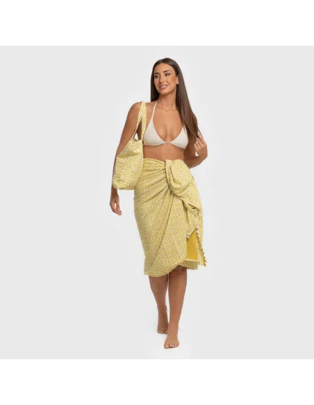 Pack Toalha Pareo + Bolsa Clau lima