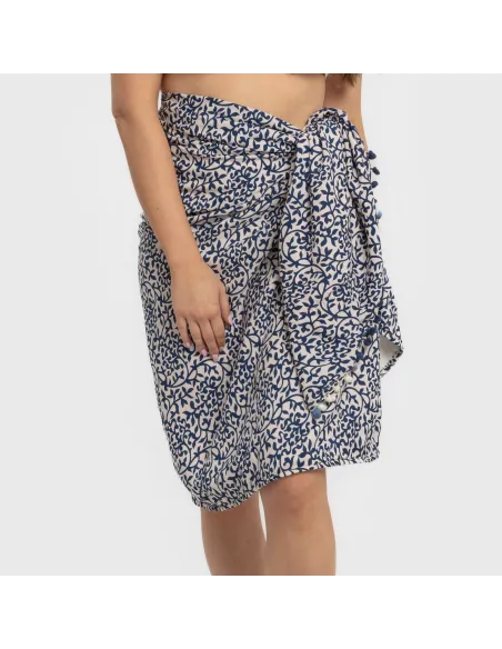 Pack Toalha Pareo + Bolsa Aladero azul