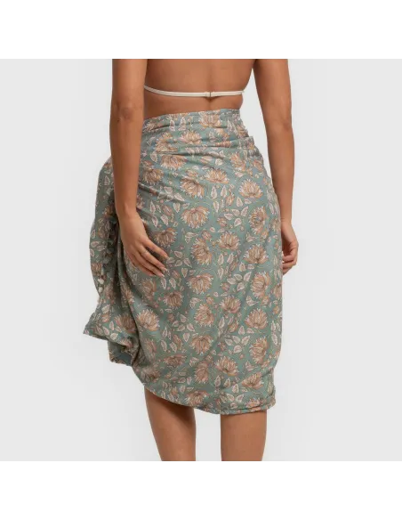 Pack Toalha Pareo + Bolsa Venus água marinha