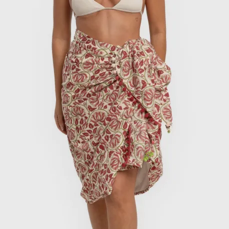 Pack Toalha Pareo + Bolsa Venus marsala