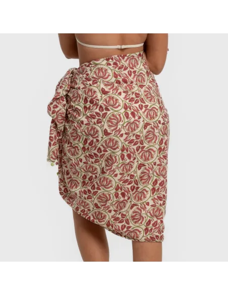 Pack Toalha Pareo + Bolsa Venus marsala