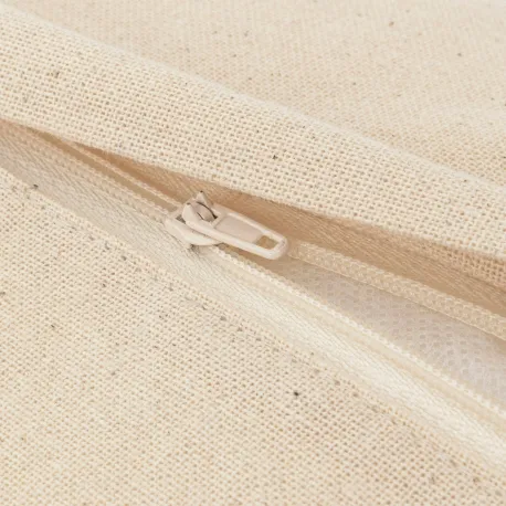 Almofada algodão macramé Megara natural 45x45