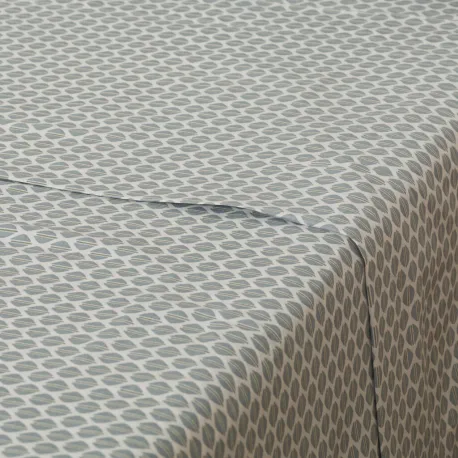 Jogo de lençóis algodão percal Dune azul indigo