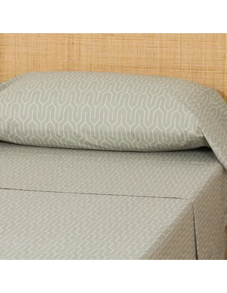 Jogo de lençóis algodão percal Yolanda verde