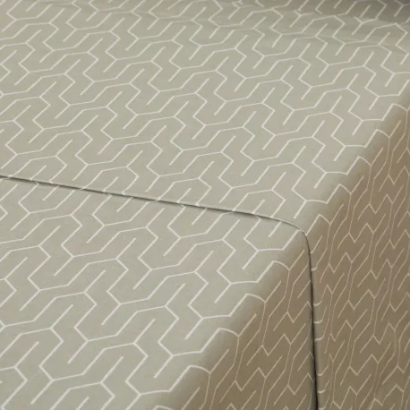 Jogo de lençóis algodão percal Yolanda verde