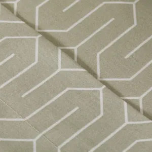 Jogo de lençóis algodão percal Yolanda verde 2