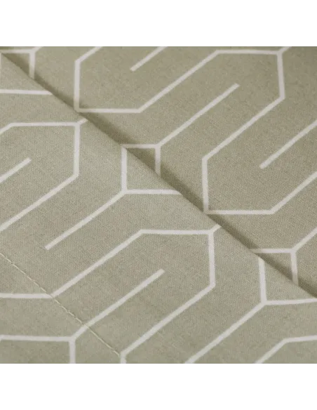 Jogo de lençóis algodão percal Yolanda verde