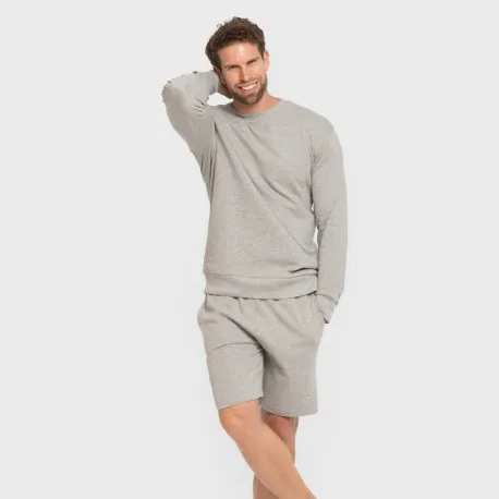 Calções básico desportivo homem liso