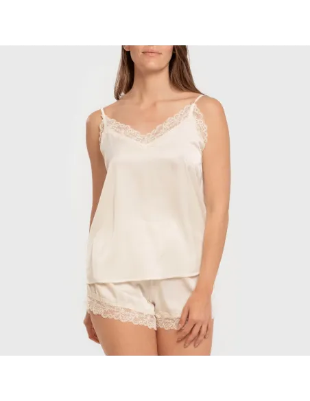 Pijama alças mulher Saten Friday liso Pijama alças mulher Saten Friday liso