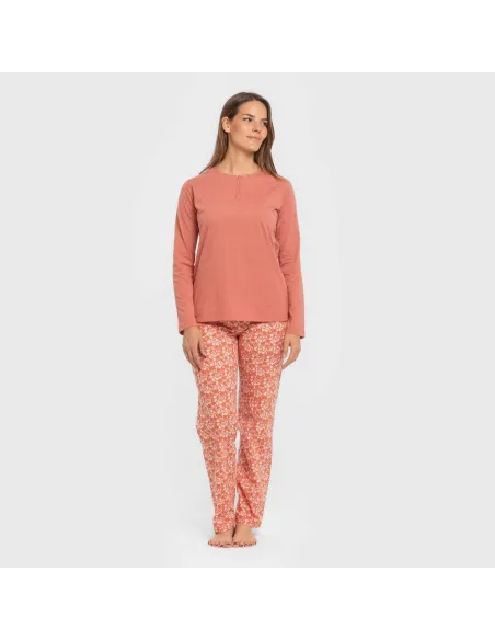 Pijama algodão Mesalia marsala Pijama algodão Mesalia marsala