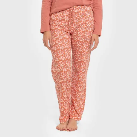 Pijama algodão Mesalia marsala