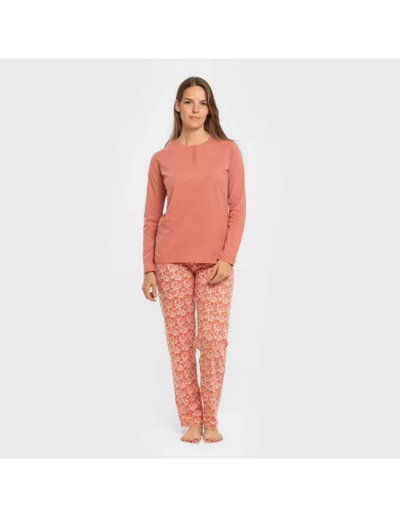 Pijama algodão Mesalia marsala Pijama algodão Mesalia marsala