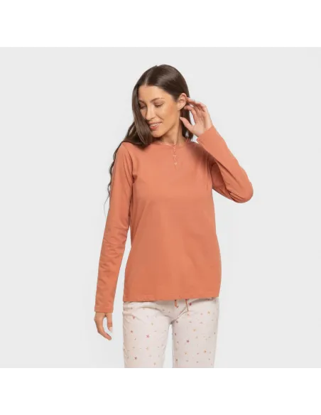 Pijama algodão Condy ocre - caldera Pijama algodão Condy ocre - caldera