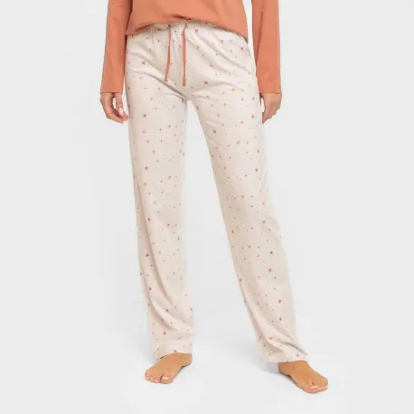 Pijama algodão Condy ocre - caldera