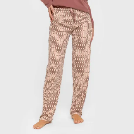 Pijama algodão Eucalipto malva rosa