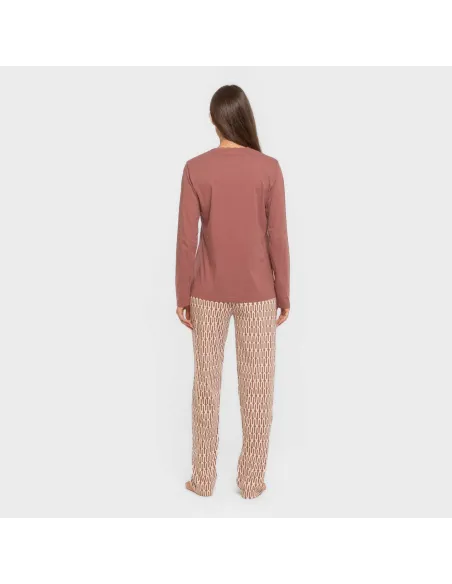 Pijama algodão Eucalipto malva rosa Pijama algodão Eucalipto malva rosa