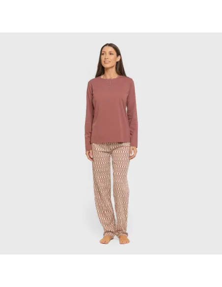 Pijama algodão Eucalipto malva rosa Pijama algodão Eucalipto malva rosa