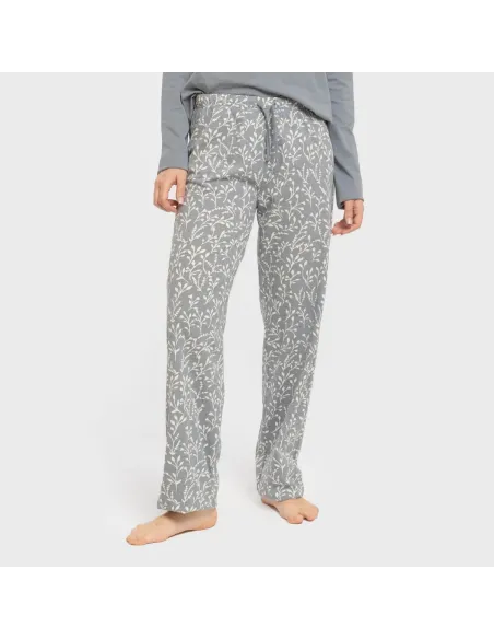 Pijama algodão Lauri azul indigo Pijama algodão Lauri azul indigo