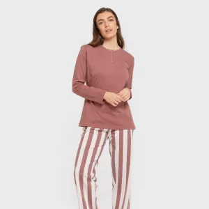 Pijama algodão Raya Elvis malva rosa 2
