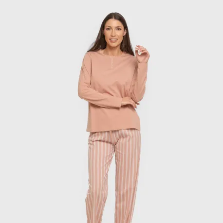 Pijama algodão Raya Marsella rosa keike