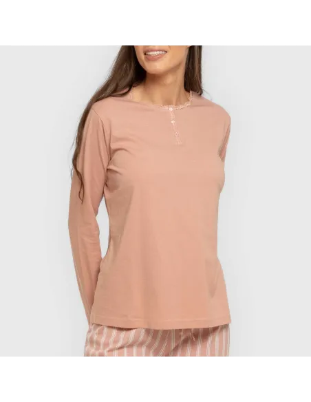 Pijama algodão Raya Marsella rosa keike