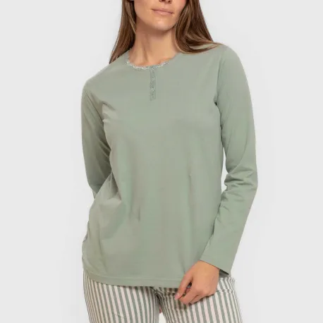 Pijama algodão Raya Kodac verde keike