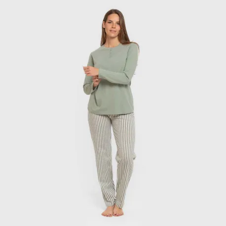 Pijama algodão Raya Kodac verde keike