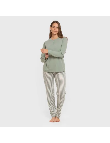 Pijama algodão Raya Kodac verde keike Pijama algodão Raya Kodac verde keike
