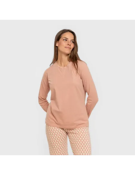 Pijama algodão Dunia rosa keike Pijama algodão Dunia rosa keike