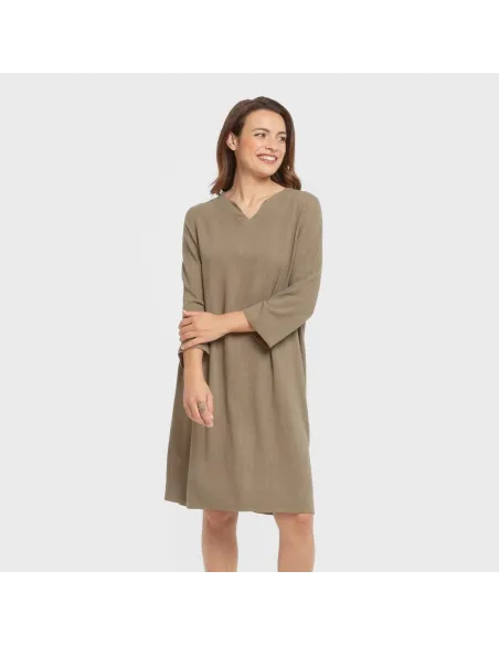 Túnica linho mulher lisa