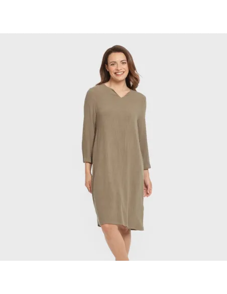 Túnica linho mulher lisa