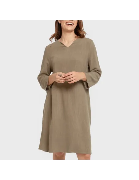 Túnica linho mulher lisa