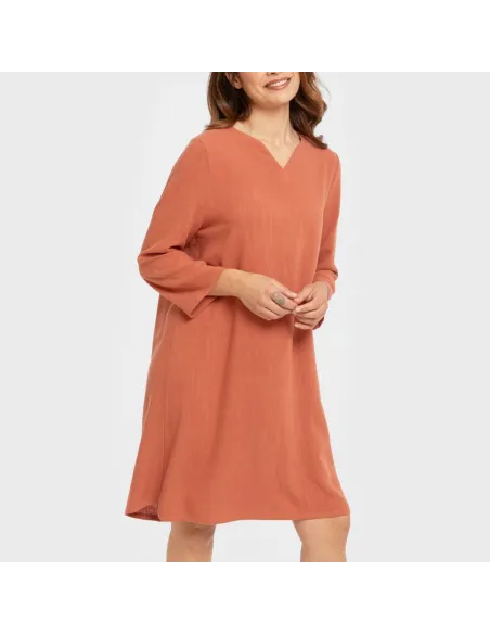 Túnica linho mulher lisa