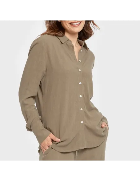 Camisa linho mulher lisa Camisa linho mulher lisa