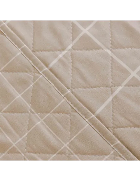 Colcha bouti Cuadro Uceda arena Colcha bouti Cuadro Uceda arena