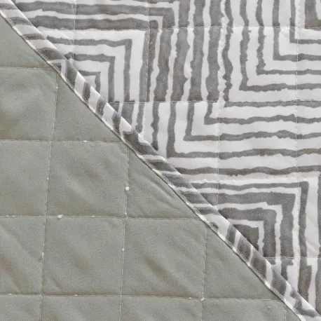 Colcha bouti Criselde verde seco