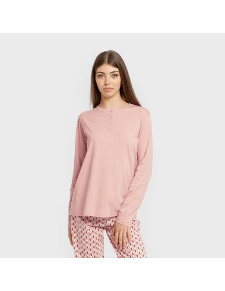 Pijama algodão Tana rosa keike Pijama algodão Tana rosa keike
