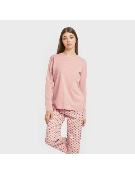 Pijama algodão Tana rosa keike Pijama algodão Tana rosa keike