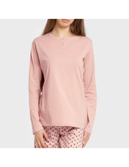 Pijama algodão Tana rosa keike Pijama algodão Tana rosa keike