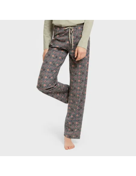 Pijama algodão Gabi verde claro Pijama algodão Gabi verde claro