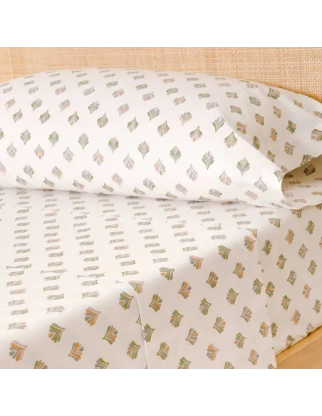 Jogo de lençóis algodão Alhambra verde Jogo de lençóis algodão Alhambra verde