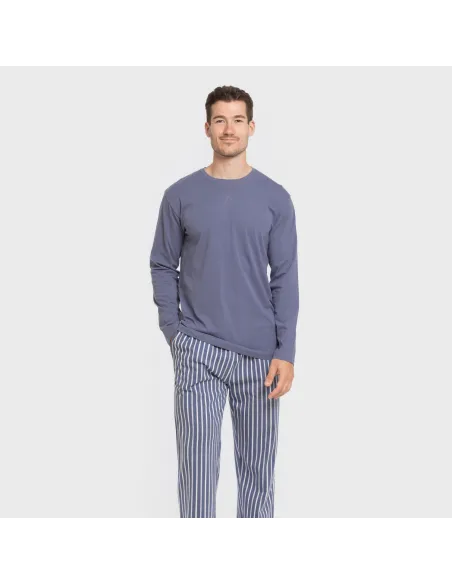 Pijama algodão homem Raya Fernando azul