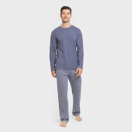 Pijama algodão homem Raya Fernando azul