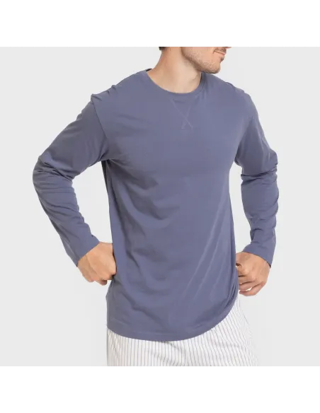 Pijama algodão homem Raya Fandi azul