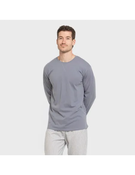 Pijama algodão homem Raya Ben azul Pijama algodão homem Raya Ben azul