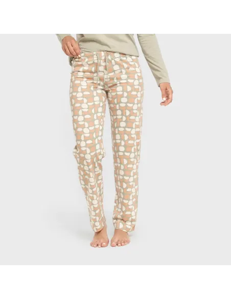 Pijama algodão Tebas verde caça