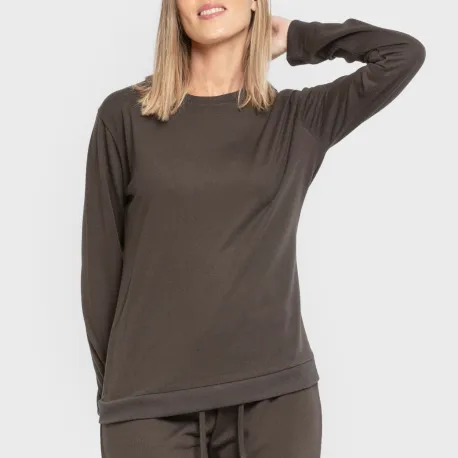 Camisola básica desportiva mulher